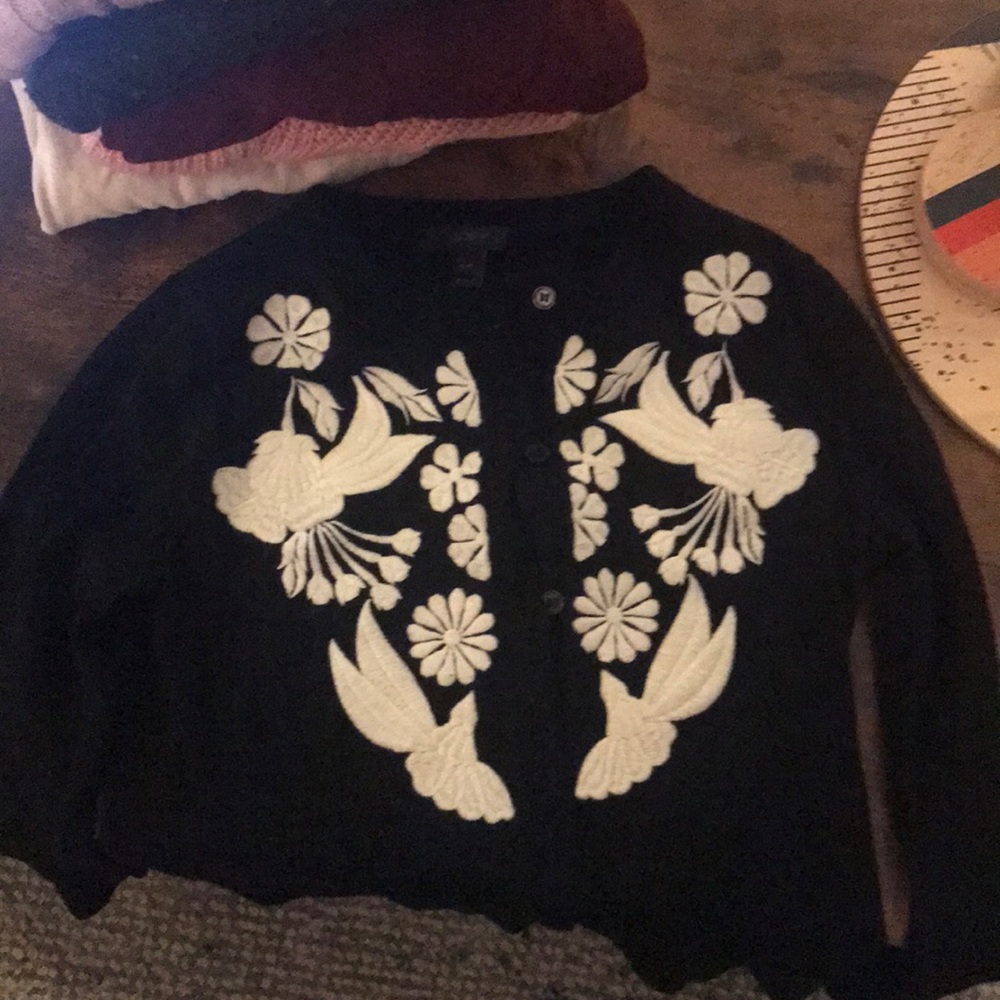 Jcrew festive cardigan